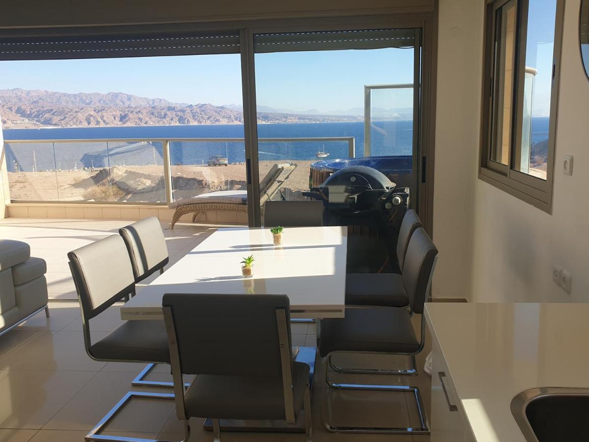 Luxury Exclusive Top Class Apartment On The Sea With Best Sea View And Jacuzzi רק למשפחות !!!! Eilat Exterior photo